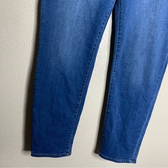 Soft Surroundings Supremely‎ Soft Relaxed Straight Leg Jeans blue - Picture 4 of 13